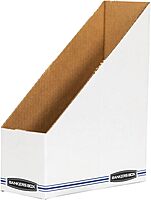 Bankers Box 60% Recycled Low-Cost Fiberboard Magazine File, 11 3/4inH x 4inW x 9 1/4inD