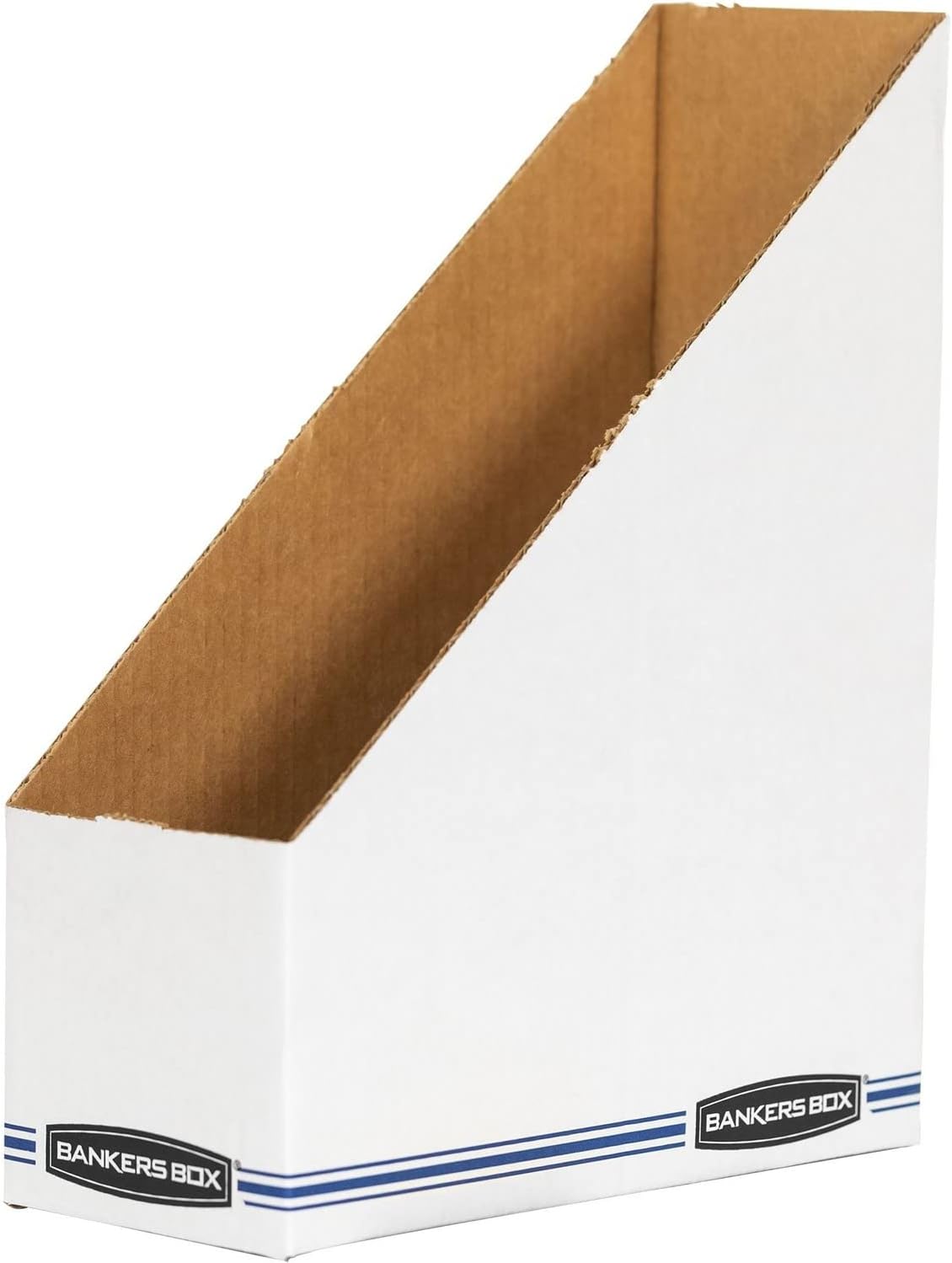 Bankers Box 60% Recycled Low-Cost Fiberboard Magazine File, 11 3/4inH x 4inW x 9 1/4inD