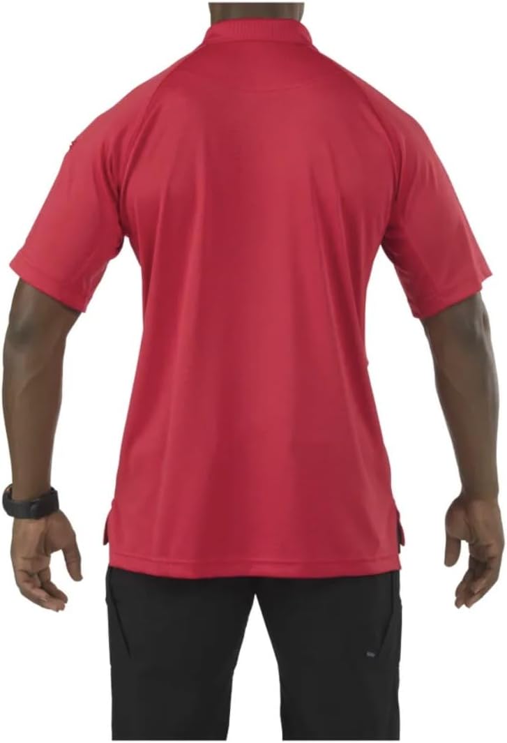 5.11 Tactical Men's Performance Short Sleeve Polo, 100% Polyester, Moisture Wicking, Style 71049
