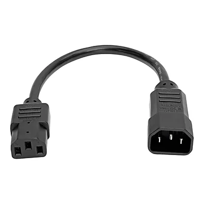 Tripp Lite Standard Computer Power Extension Cord (IEC-320-C14 to IEC-320-C13) 18 AWG 10A