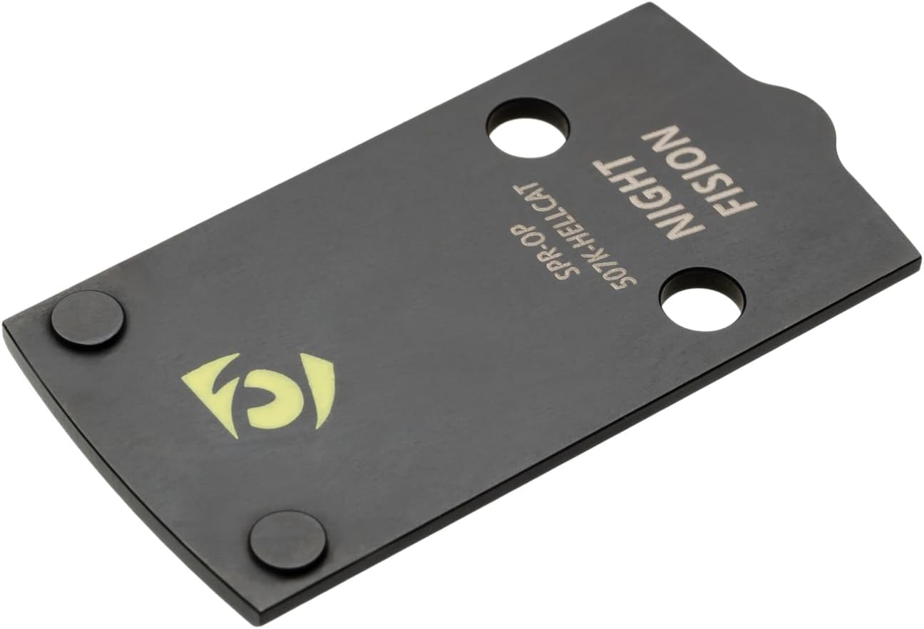 Night Fision Optic 17-4 Stainless Steel Handgun Mounting Plates for Red Dot Sights | Extra Screws - 507K/407K