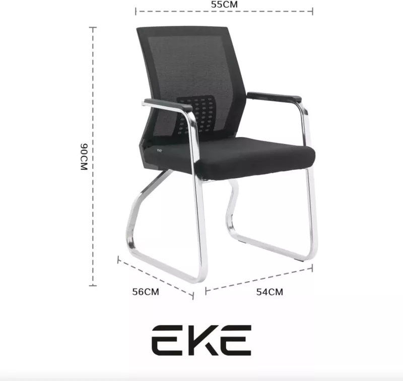 Sillas Escritorio Oficina Sillón Ejecutiva Ergonómica 4 pcs