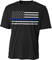 THIN BLUE LINE USA Performance Polyester Classic T-Shirt