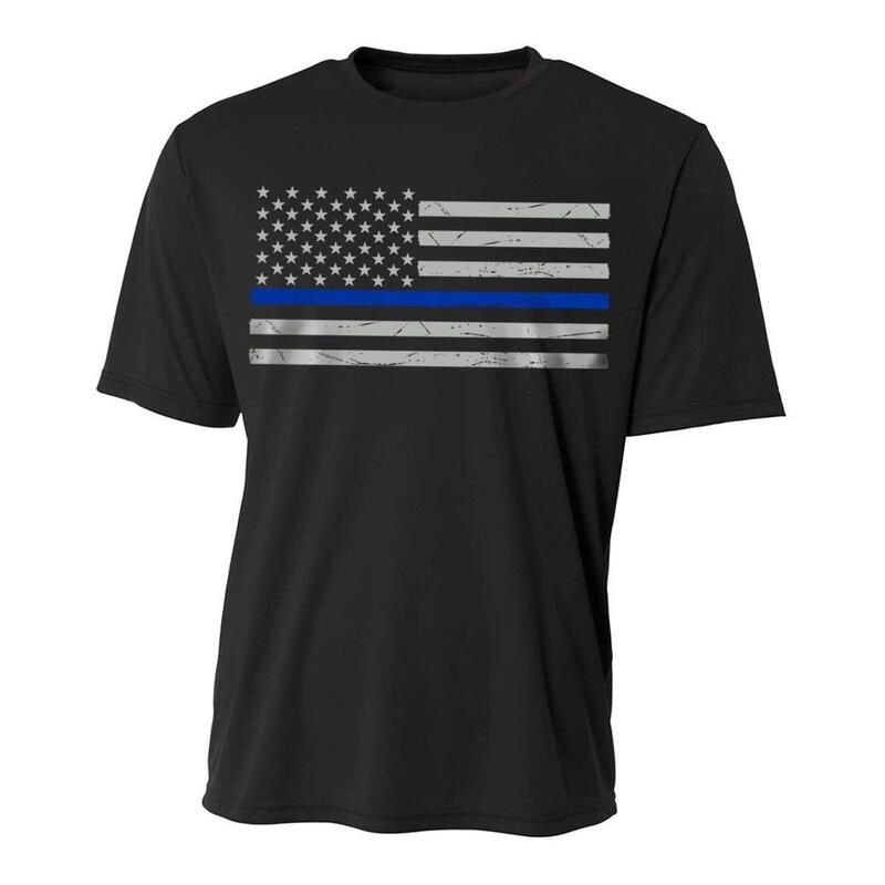 THIN BLUE LINE USA Performance Polyester Classic T-Shirt