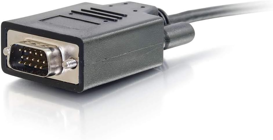 C2G USB C Cable, USB C to VGA, Video Adapter Cable, 10 Feet (3M), Cables to Go 26897, Black