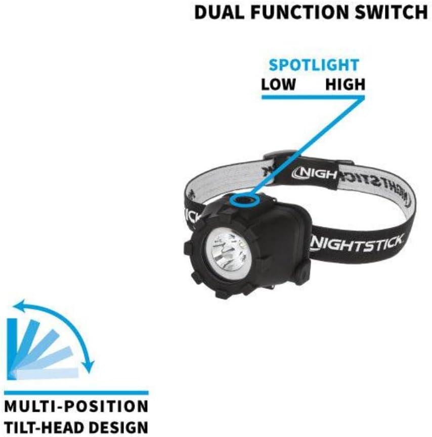 Nightstick NSP-4605B Headlamp, Black