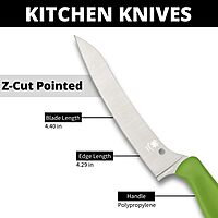 SPYDERCO Z-Cut Kitchen Knife with CTS BD1N Stainless Steel Blade