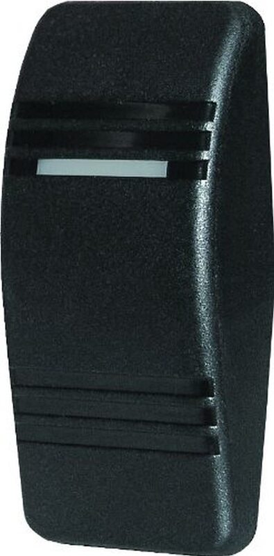Blue Sea 8294 Contura Switch Actuator - Black - Single Lens