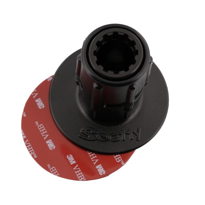 Scotty 448 Stick-On Mount w/Gear-Head Adapter - 3" Pad