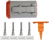 Pacer DT Deutsch Plug Repair Kit - 14-18 AWG (4 Position)
