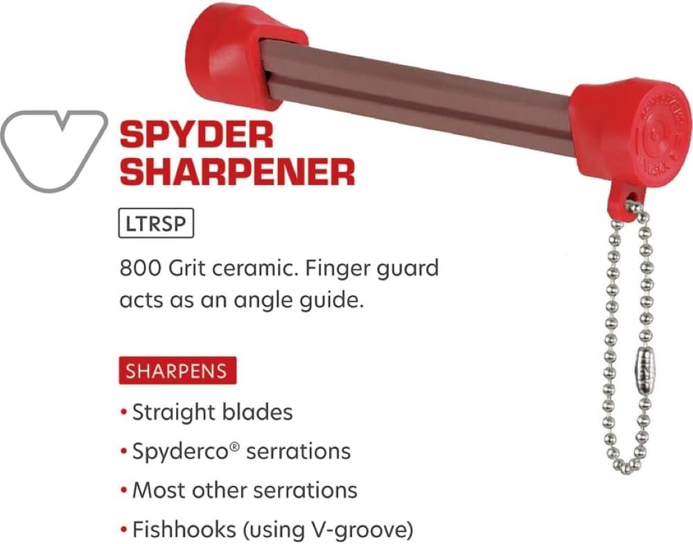 Lansky Spyder Knife Sharpener: Specially Designed for Serrated Knife Sharpening - LTRSP