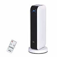 Optimus H-7319 17" Oscillating Tower Heater with Remote, Digi Temp Readout & Setting