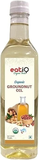 eatiQ Organic Foods - ORGANIC GROUNDNUT OIL 1LTR