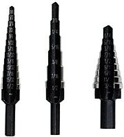 Irwin Tools IRWIN Step Drill Bit Set, 3-Piece (10502ZR)