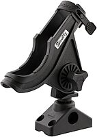 Scotty 280 Bait Caster/Spinning Rod Holder w/241 Deck/Side Mount - Black