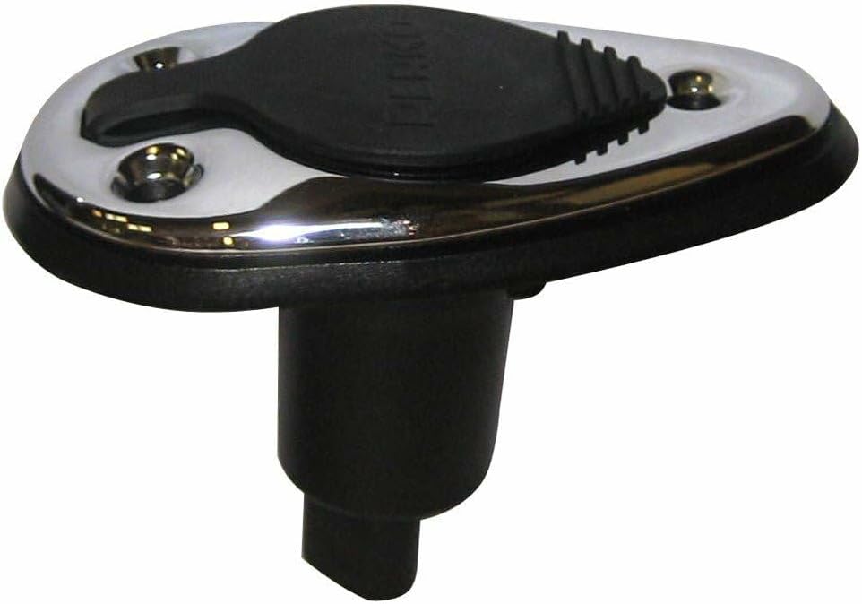 Perko Threaded Collar Pole Light Mounting Base - 2 Pin - Stainless Steel