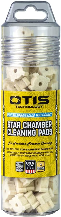 Otis Technology .308Cal/7.62mm Star Chamber Cleaning Pads, Multi, one Size