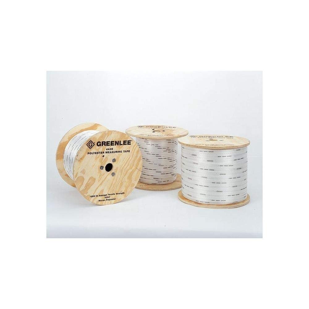 GREENLEE Polyester Pulling and Measuring Tape, 3,000 Ft