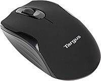 Targus W575 Wireless Optical Mouse, Full Size, Black, AMW575TT