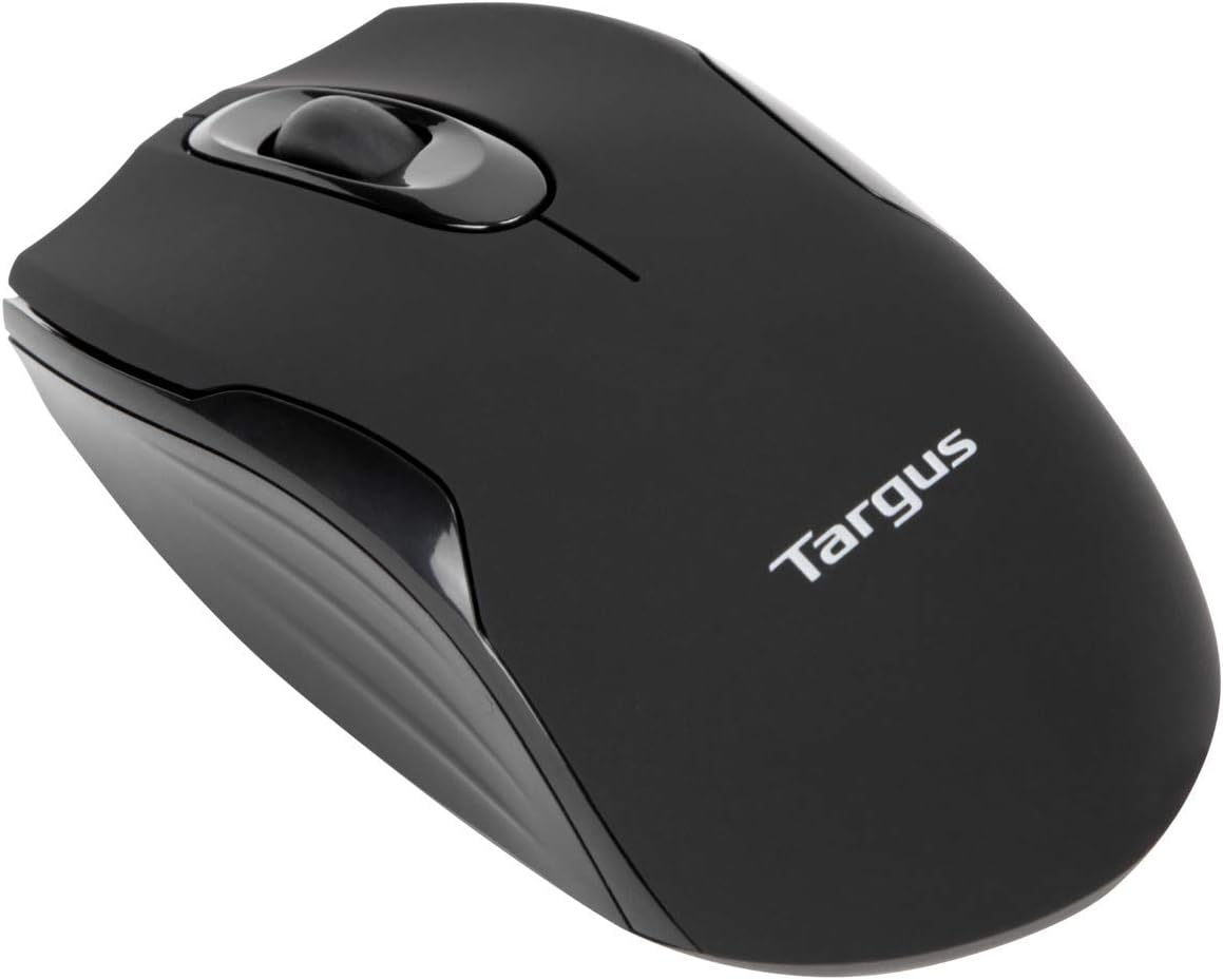 Targus W575 Wireless Optical Mouse, Full Size, Black, AMW575TT