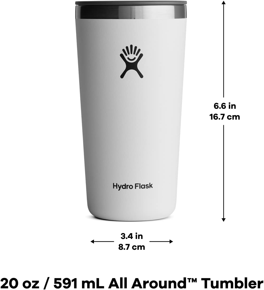Hydro Flask All Around Insulated Tumbler with Closeable Press-In Lid