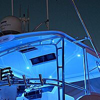 Lumitec Mirage SS Polished Bezel Exterior and Interior Flush Mount LED Down Light White dimming, Blue dimming