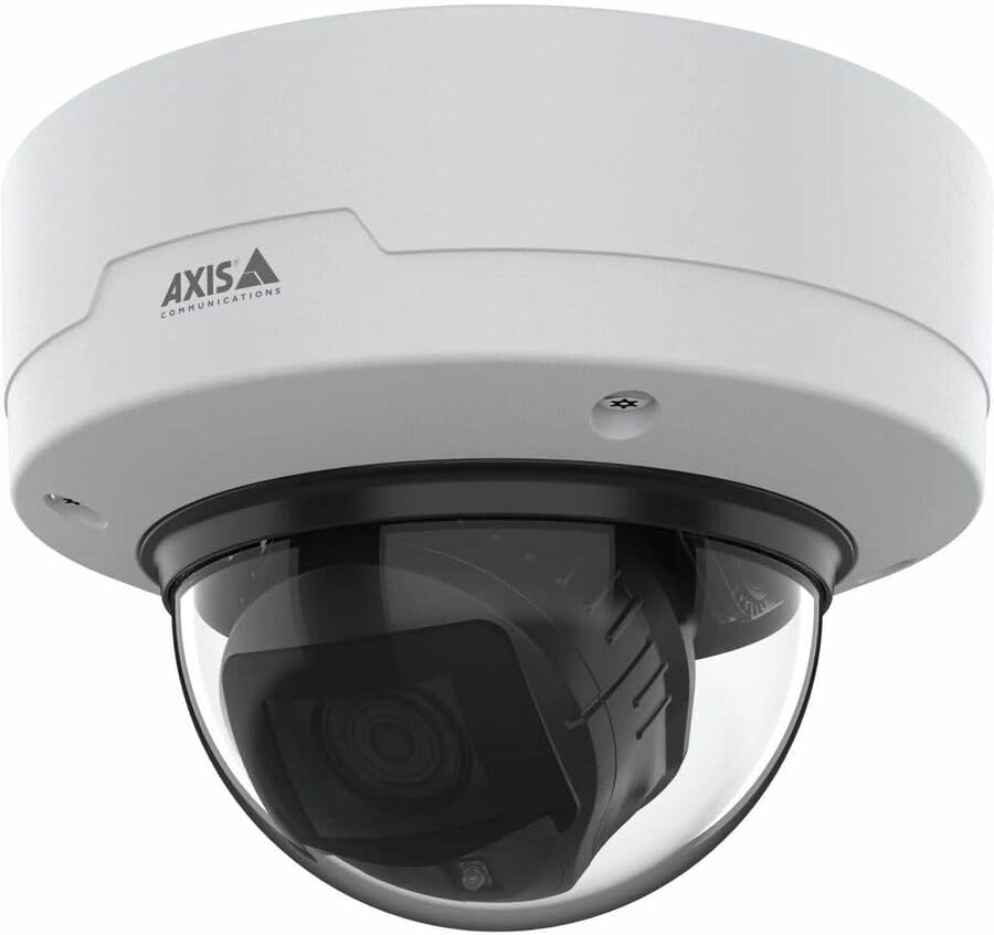 AXIS P3277-LV 5 Megapixel Indoor/Outdoor Network Camera - Color - Dome - White - TAA Compliant