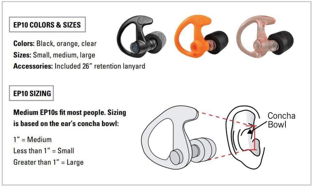 SUREFIRE EP10 Sonic Defender Ultra Max Earplugs