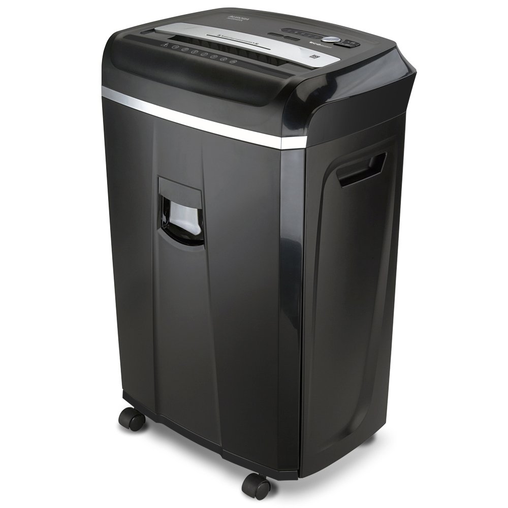 Aurora Anti-Jam 20-Sheet Crosscut CD/Paper and Credit Card Shredder, 7-Gallon pullout Basket