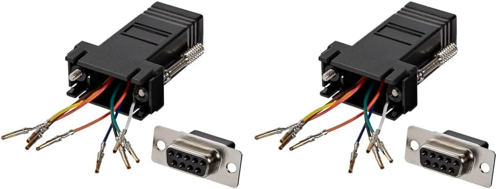 StarTech.com DB9 to RJ45 Modular Adapter - F/F - Serial Adapter - DB-9 (F) to RJ-45 (F) - GC98FF