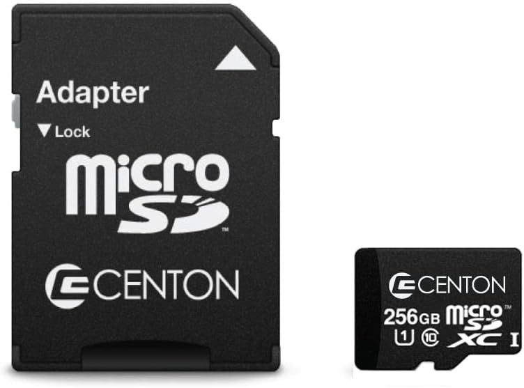 Centon Electronics Micro SD Card, UHS-I / A1 / V10 / U1 / Class 10 Flash Memory Card for Phones, Tablets, Cameras, and More