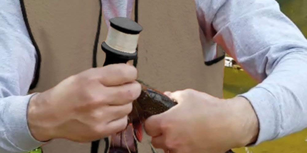 Ka-Bar Backpacker Caster Lightweight Fishing System 9921 , Black, Original version,10"L x 4"W x 3"H