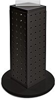 Azar Displays 4-Sided Revolving Pegboard Counter Display