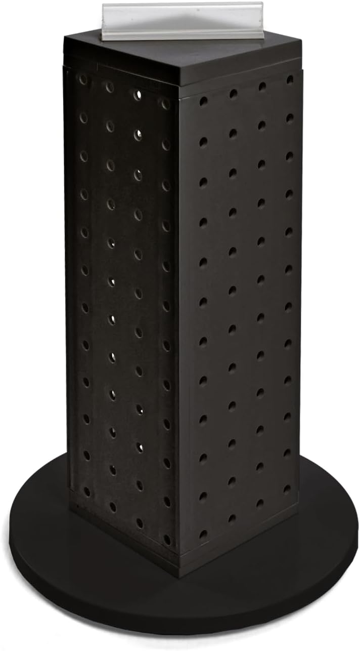 Azar Displays 4-Sided Revolving Pegboard Counter Display