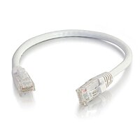 C2G 7ft Cat6 Ethernet Cable - Snagless Unshielded (UTP) - White - RJ-45 Male