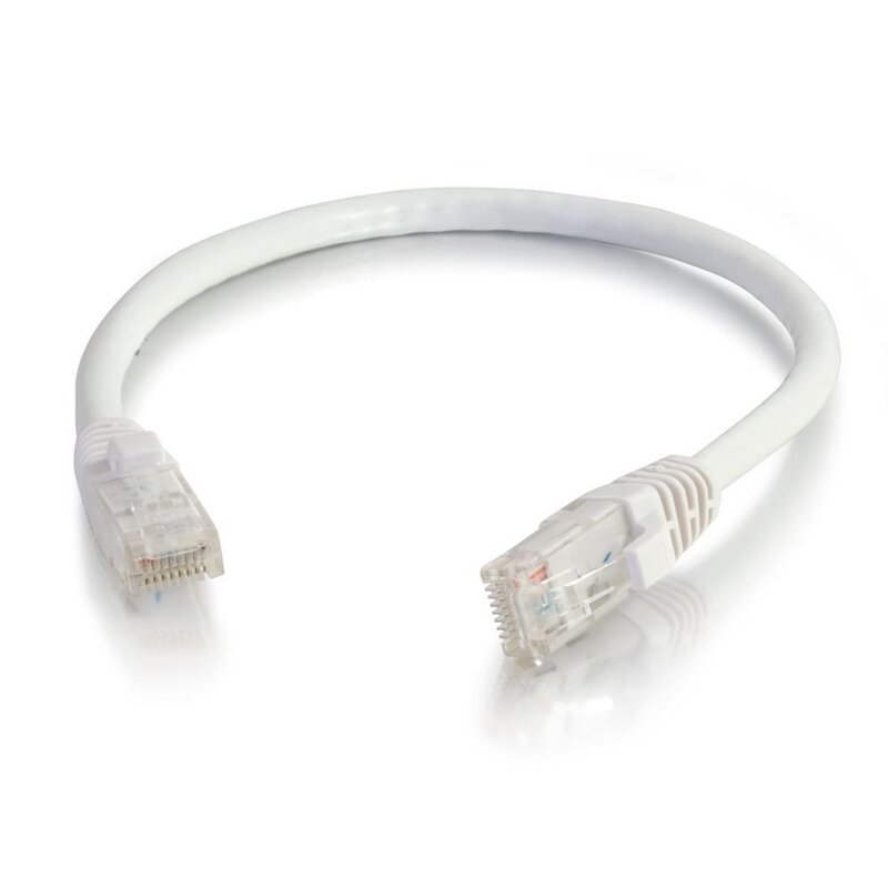 C2G 7ft Cat6 Ethernet Cable - Snagless Unshielded (UTP) - White - RJ-45 Male