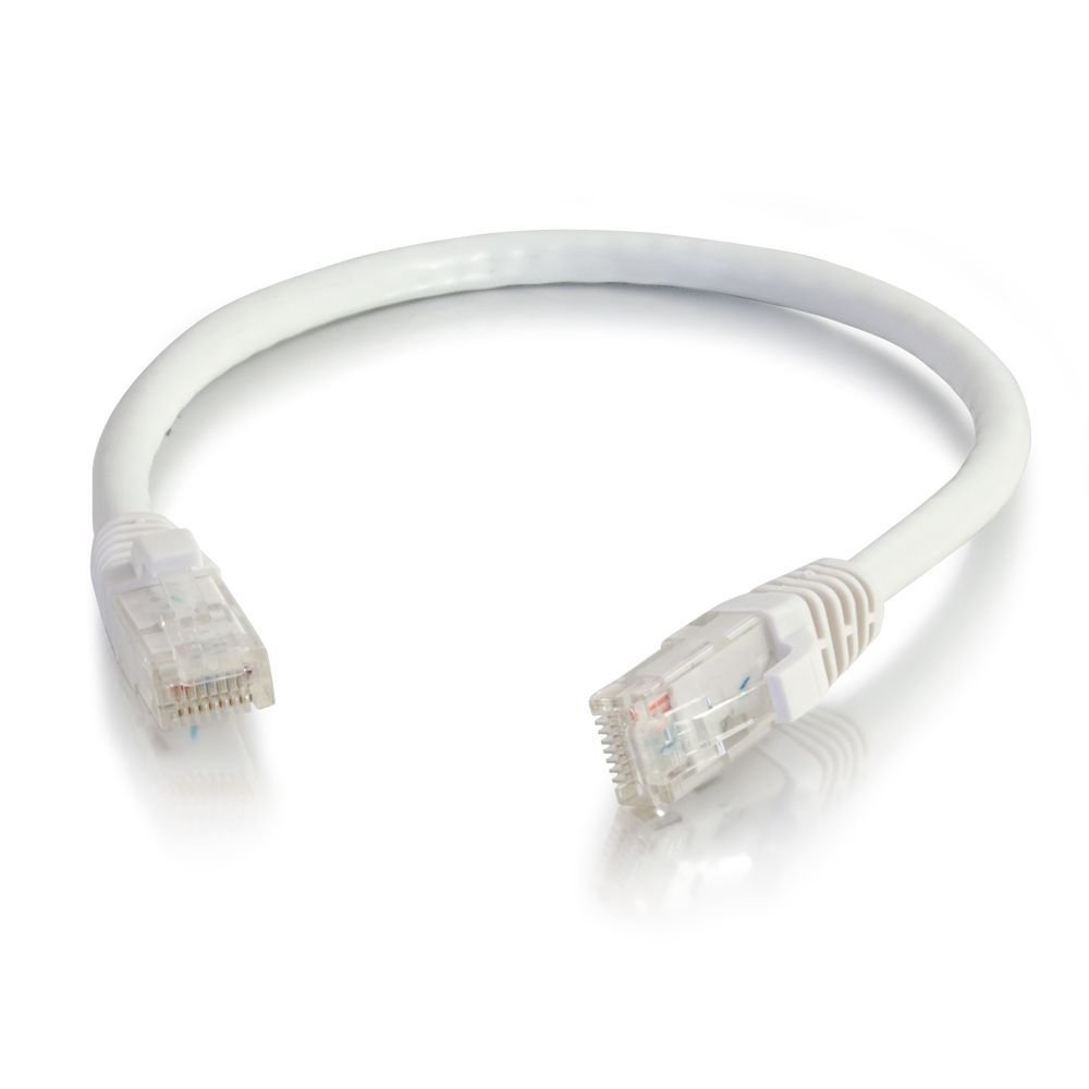 C2G 7ft Cat6 Ethernet Cable - Snagless Unshielded (UTP) - White - RJ-45 Male