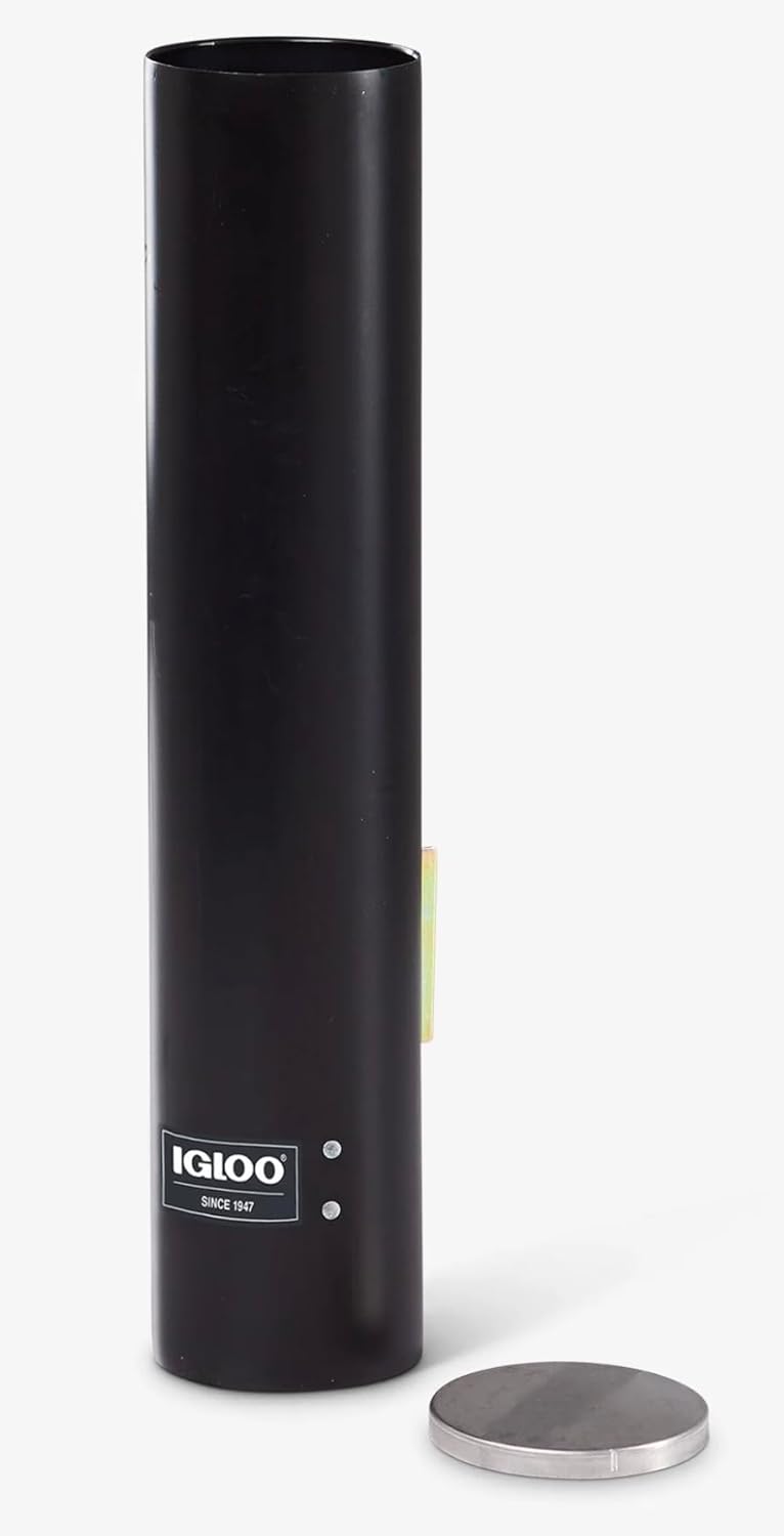 Igloo 00008242 Cup Dispenser, 4.5 oz, 13-3/4 in L X 10.38 in W X 17 in D, Plastic, Black