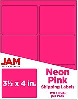 JAM PAPER Mailing Address Labels - Self-Adhesive Rectangular