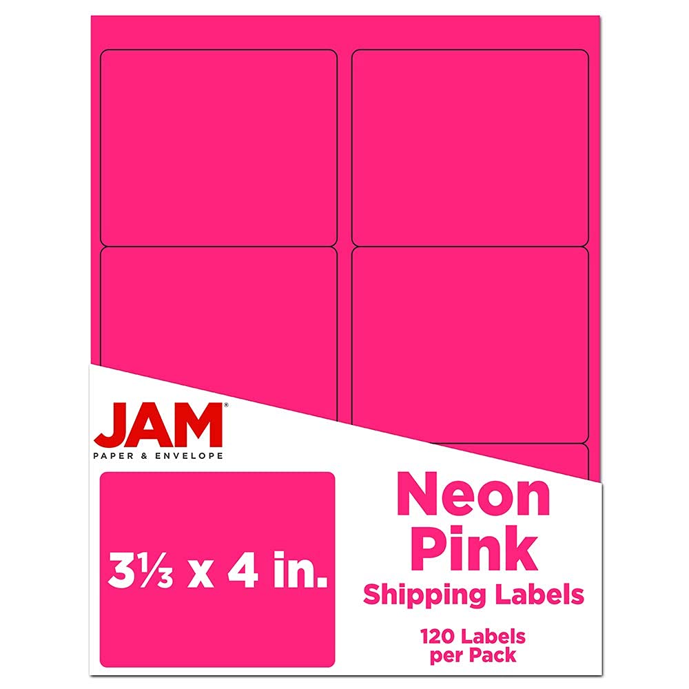 JAM PAPER Mailing Address Labels - Self-Adhesive Rectangular