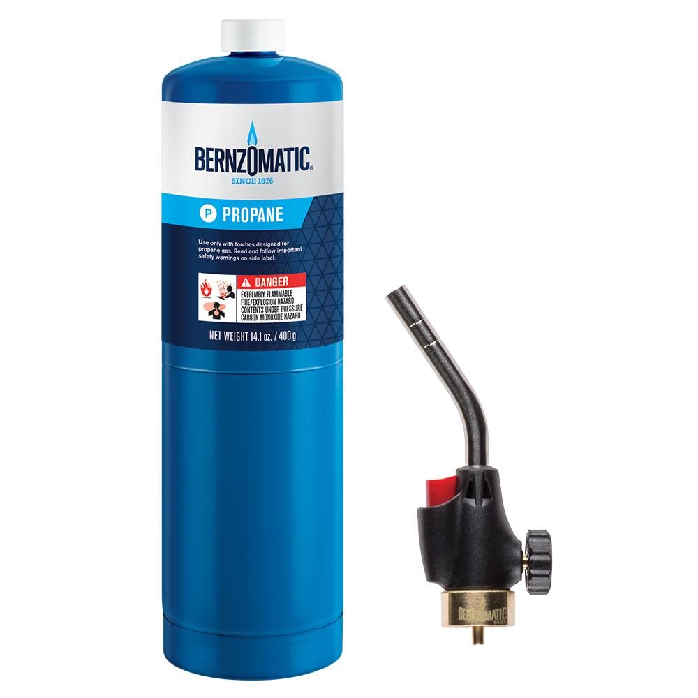 Bernzomatic WK2301 Basic Torch Kit with 14.1 oz Propane Cylinder
