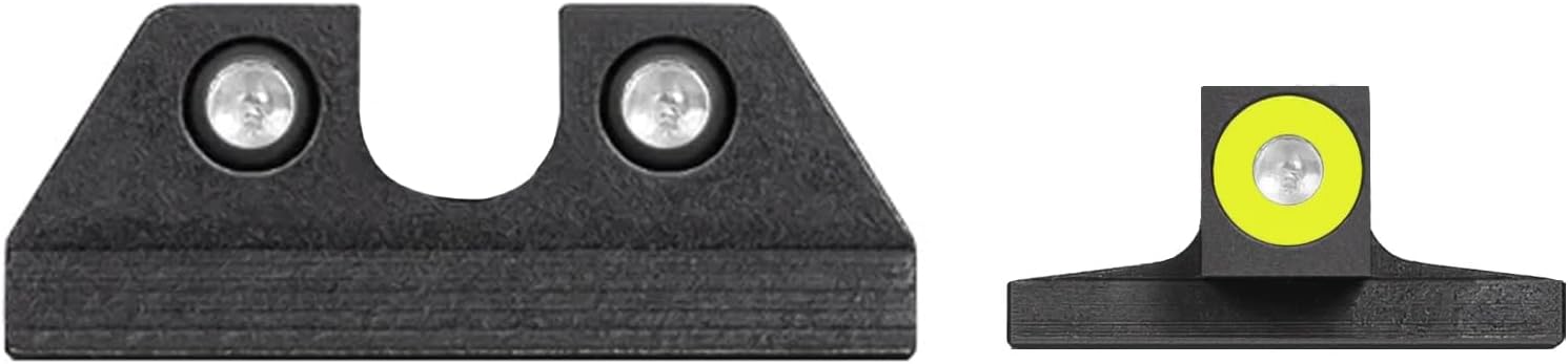 Night Fision Standard Height Perfect Dot Tritium Night Sight Set Compatible with Mossberg MC1sc/MC2/MC2c