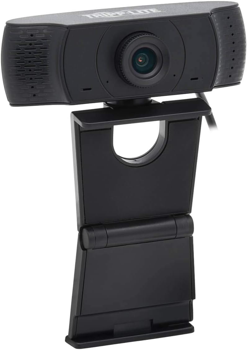 Tripp Lite USB Webcam with Microphone Web Camera for Laptops and Desktop PCs USB Camera, Computer Camera 1080p (AWC-001)