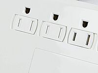 Monoprice Power & Surge - 12 Outlet Surge Protector Power Strip With 2 Built In 2.1A USB Charger Ports - 6 Feet