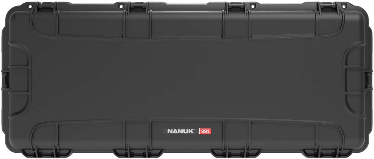 NANUK 991 Bow Case with Automatic Pressure Release Valve and PowerClaw Superior Latching System for Transporting and Storing