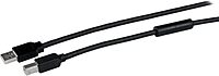 StarTech.com 15m / 50 ft Active USB 2.0 A to B Cable - Long 15 m USB Cable - 50 ft USB Printer Cable - 1x USB A (M)