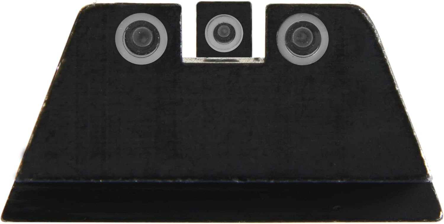 MEPRO Tru-Dot Sup Height tritium Night Sights Compatible with Glock 17 19 22-25 28 31-35 37 38 40 Orange tritium Glow on