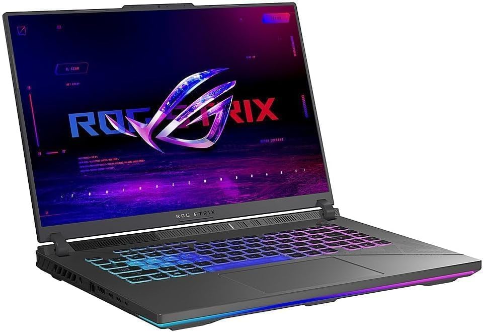 ASUS ROG Strix G16 16" 240Hz Gaming Laptop Intel-i9-14900HX(24 cores), NVIDIA GeForce RTX 4060, 64GB DDR5 RAM, 2TB SSD
