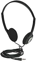 Manhattan On-Ear Wired Stereo Headphone - Long 6ft Cable, Single 3.5mm Plug, Lightweight, Adjustable Headband–for Walkman