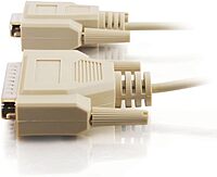 C2G/ Cables To Go C2G 03019 DB25 Male to DB9 Female Serial RS232 Null Modem Cable, Beige (6 Feet, 1.82 Meters)